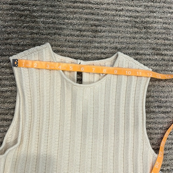 Reformation Ezra Cotton Knit Mini Dress in Gossamer - Picture 10 of 10